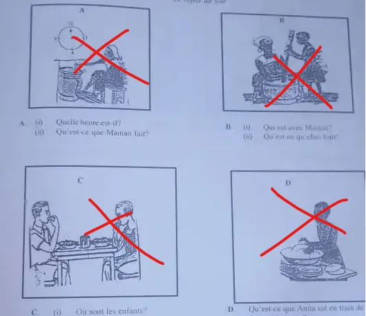 2025 BECE French Questions in NACCAWAEC Format