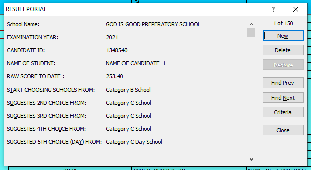 2024 BECE School Placement Choice Predictor Software