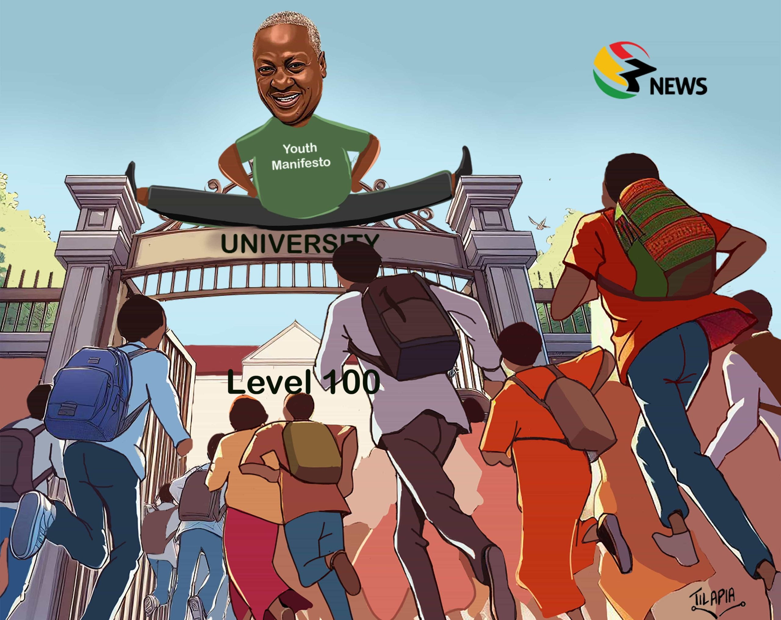 NDC pledges free level 100 entry for tertiary students (Video)