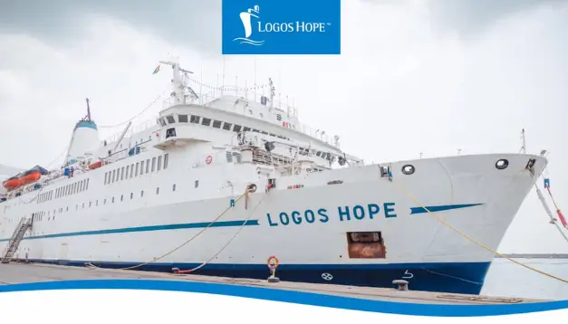 World's Largest Floating Bookfair Ship Logos Hope in Tema