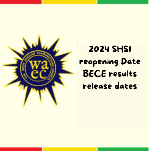 2024 SHS1 reopening and BECE results release dates for BECE graduates