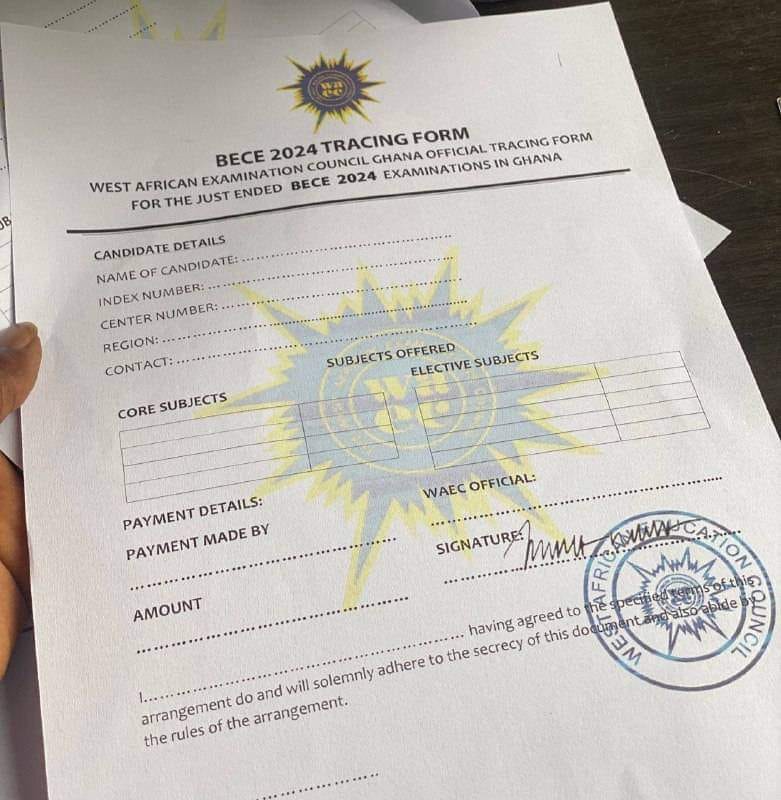 WASSCE and BECE Paper Tracing