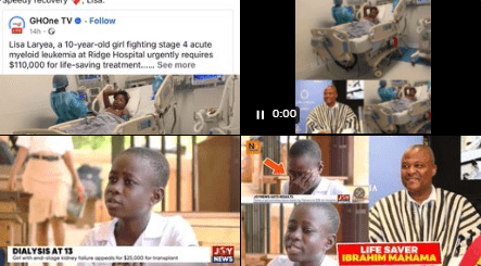 Ibrahim Mahama Covers $100,000 for 10-Year-Old Lisa's Treatment in South Africa