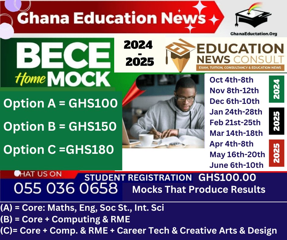 Register for 2025 BECE Home Mock