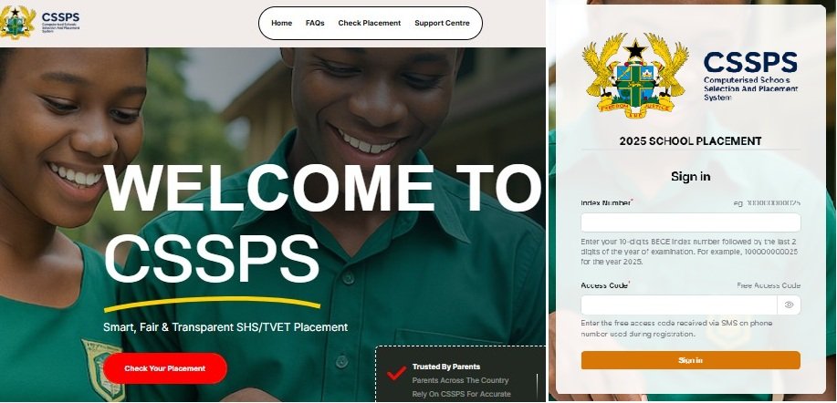 MoE Launches 2025 CSSPS Portal for BECE School Placement